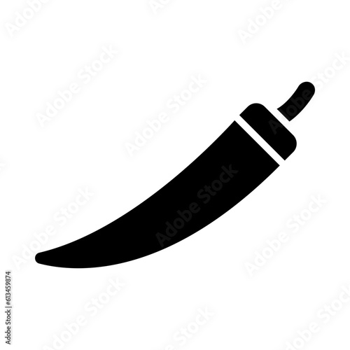 Okra Glyph Icon Design