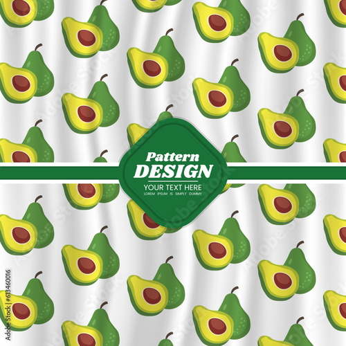 fruit pattern background  design