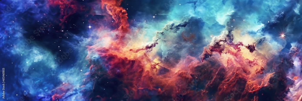 Space, the galaxy, intense light, the origin of the cosmos, mysterious and menacing atmosphere, Generative AI Space, the galaxy, intense light, the origin of the cosmos, mysterious and menacing atmosphere, Generative AI