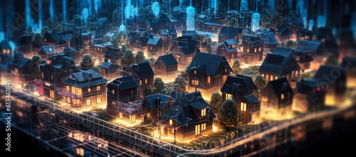 Tech-Driven Society: Digital Community and Data Transactions in Suburban Houses. 