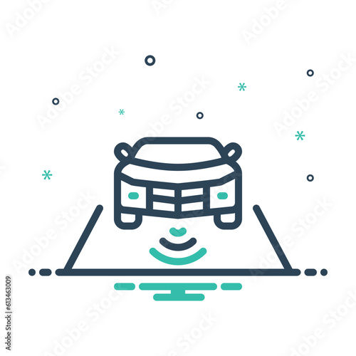 Mix icon for acc transportation 