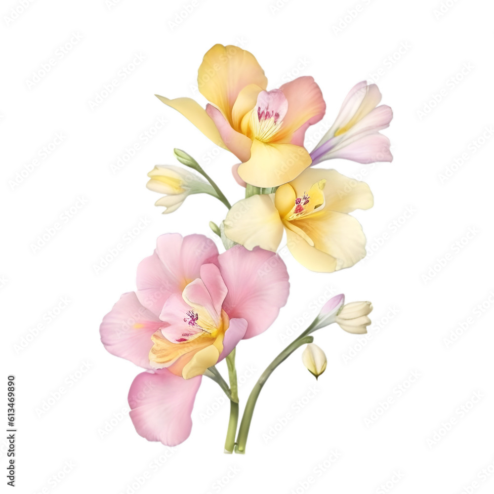 orchid isolated on white background