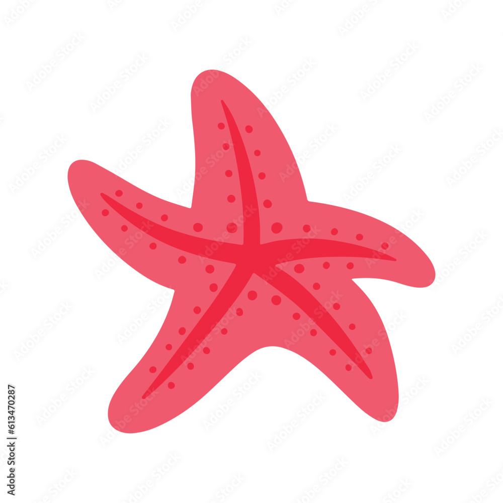 Starfish Sea Animals Underwater Doodle Clipart Vector Illustration Starfish Sea Animals Underwater Doodle Clipart Vector Illustration