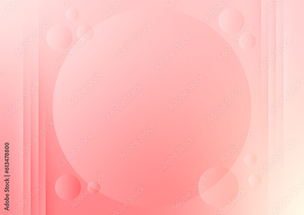 Circle pink soft vivid bubble gradient presentation background