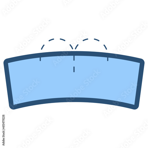 windshield with wiper fluid icon