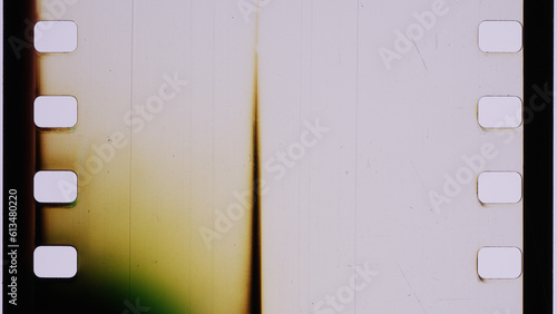 Film Flash Frame And Burn