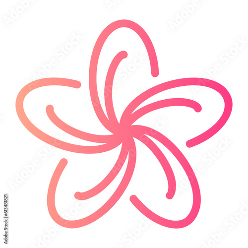 plumeria gradient icon