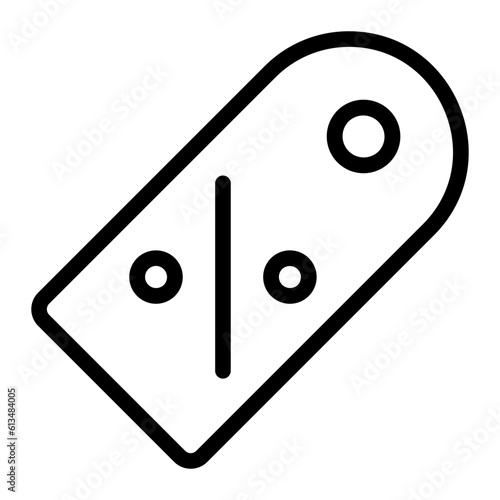 price tag line icon