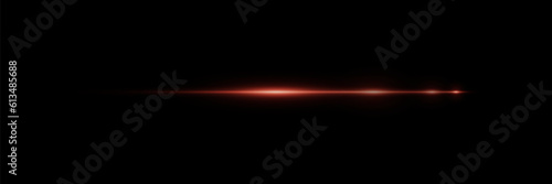 Abstract laser beam. Transparent isolated on black background. Vector illustration. light effect. directional spotlight