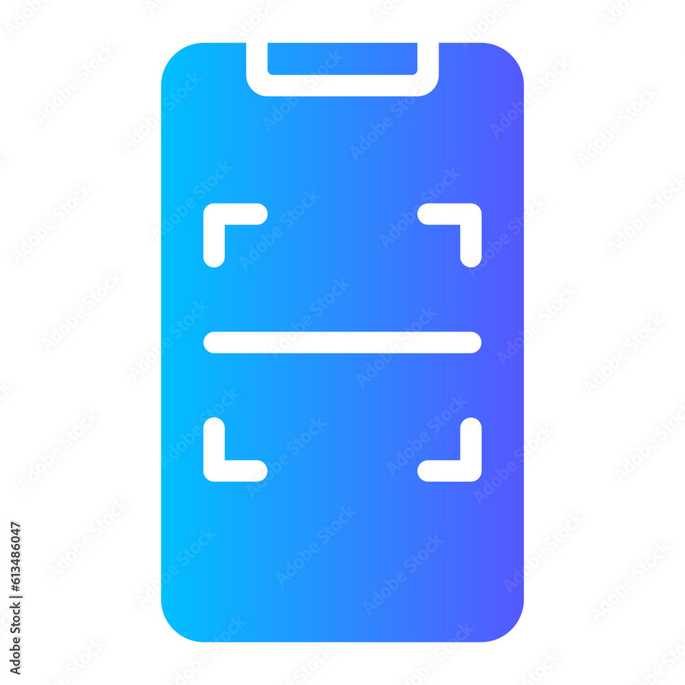 scanning gradient icon scanning gradient icon