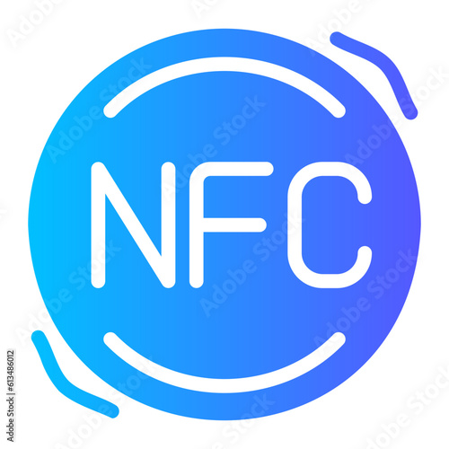 nfc gradient icon