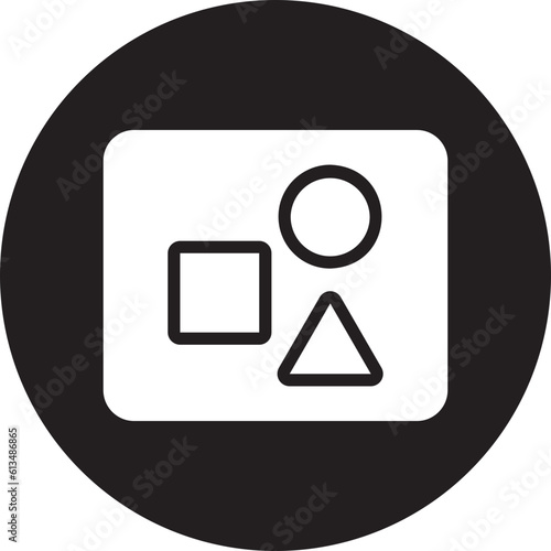 shapes glyph icon