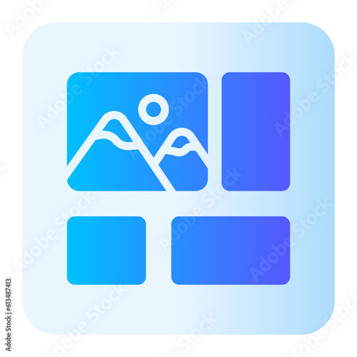 storyboard gradient icon