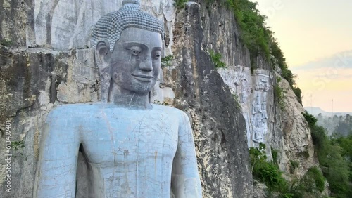 Giant Buddha statue in Battambang, Cambodia