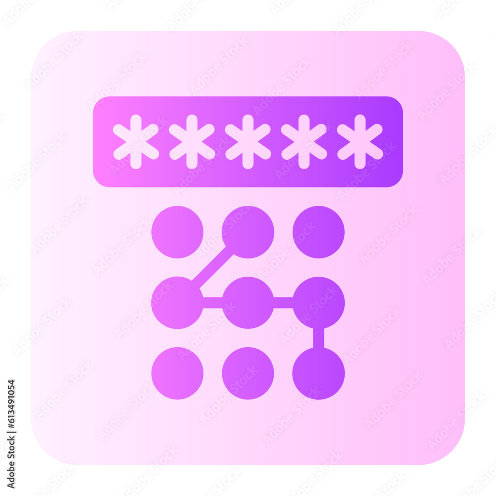pincode gradient icon pincode gradient icon