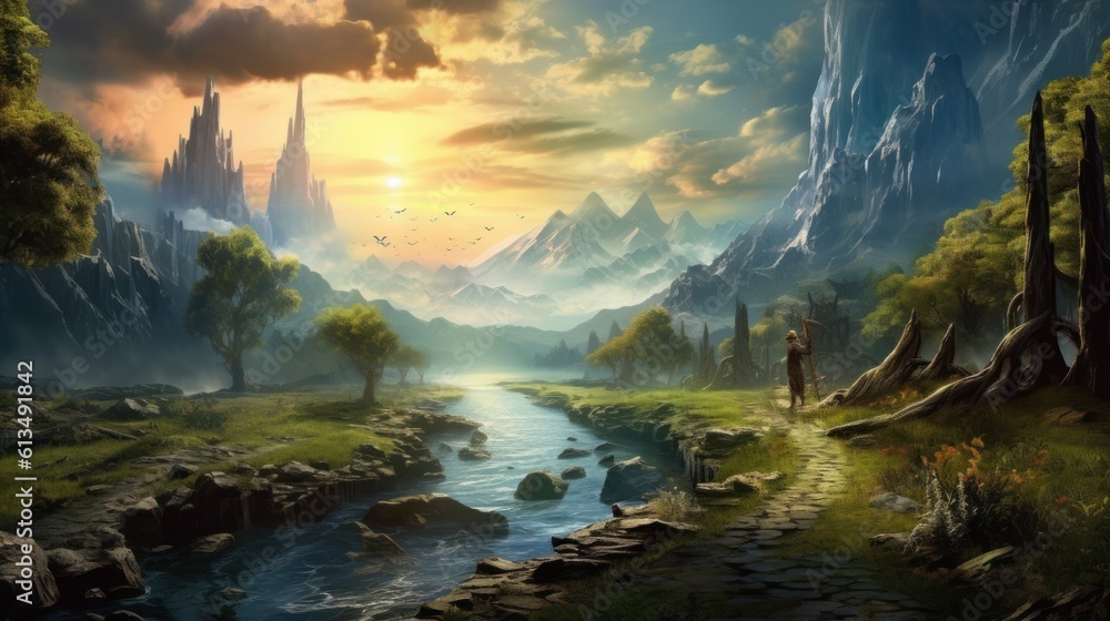 Fantasy Landscape Game Art