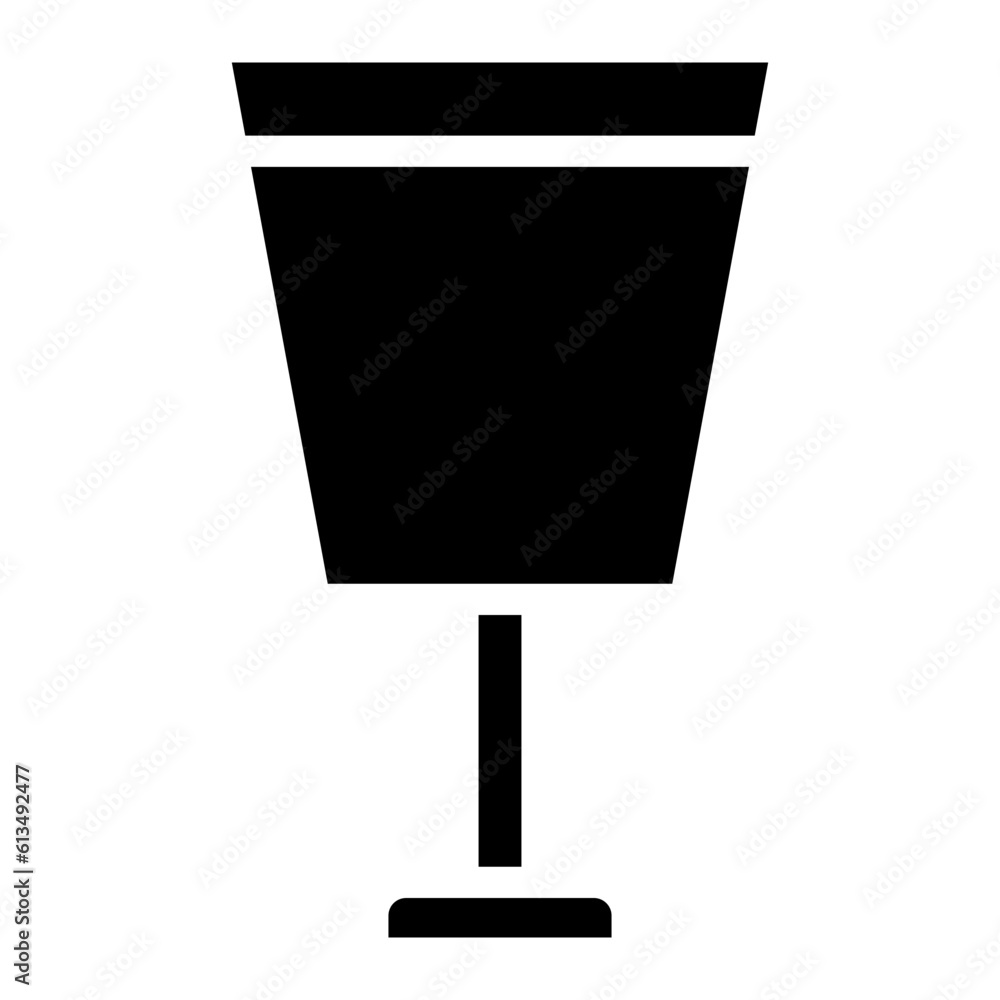 wine glass glyph wine glass glyph