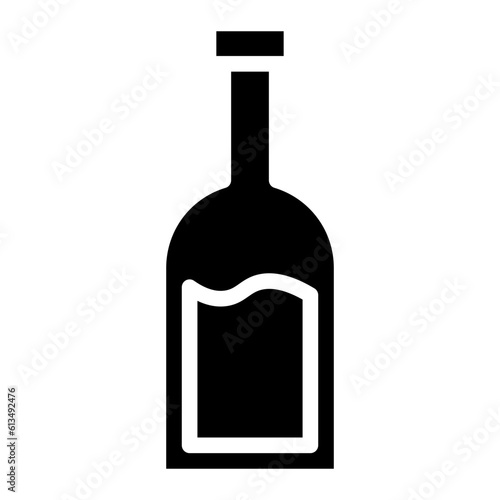 wine bottle glyph 