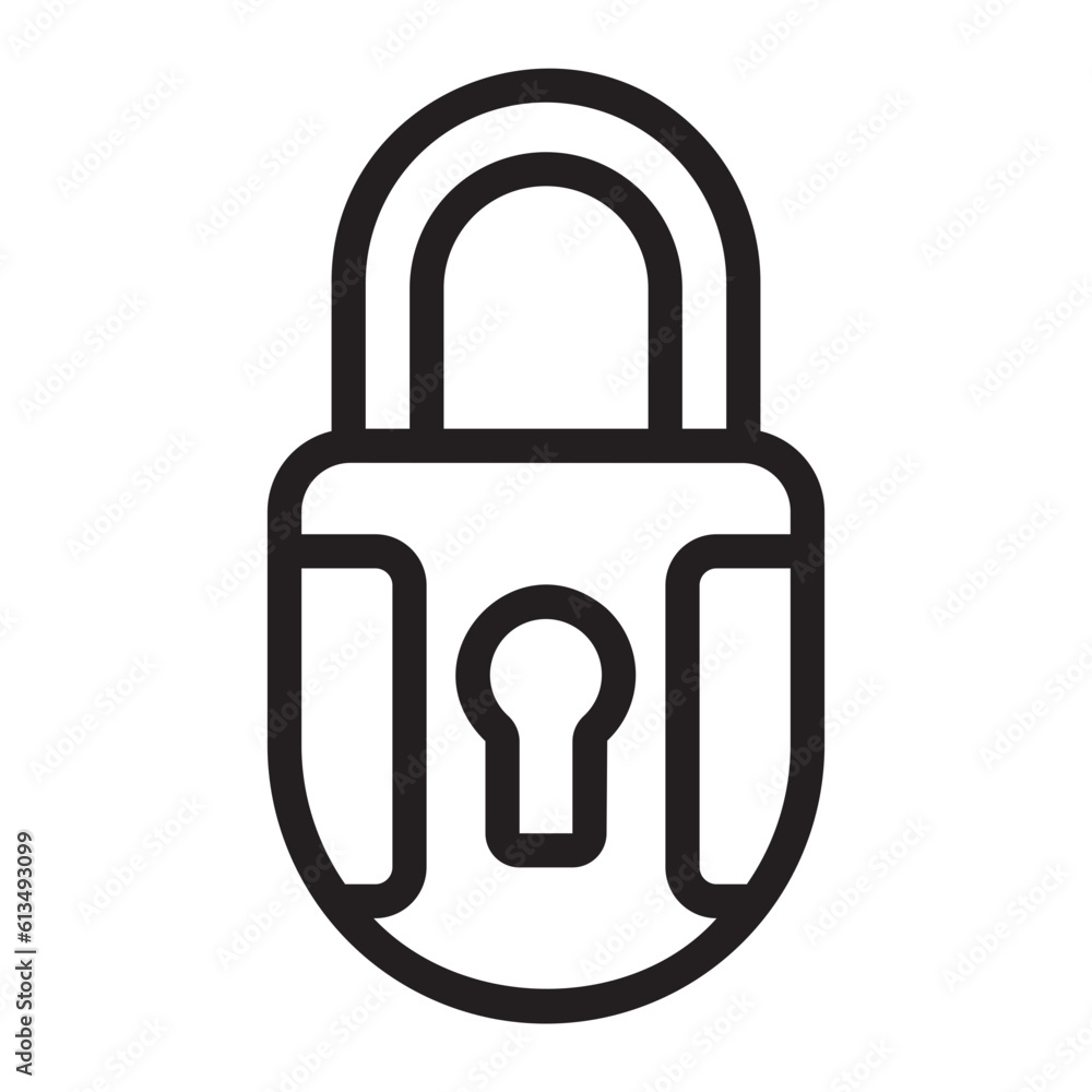 lock line icon lock line icon