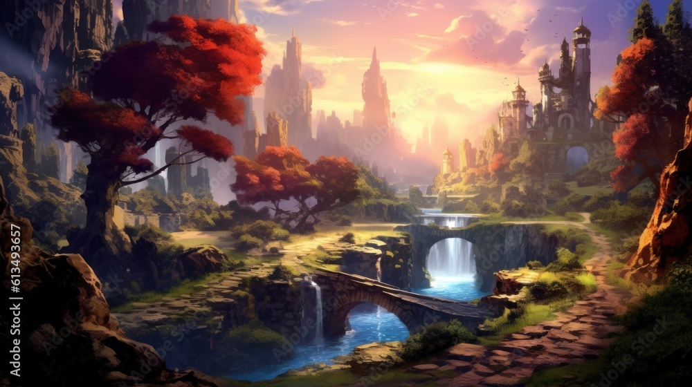 Fantasy Landscape Game Art