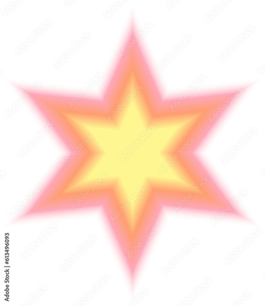 Gradient blur yellow star shape in pastel color, y2k style element for social post, banner, poster, png isolated on transparent background. Gradient blur yellow star shape in pastel color, y2k style element for social post, banner, poster, png isolated on transparent background.