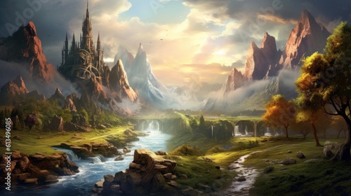 Fantasy Landscape Game Art