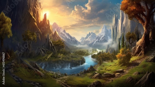 Fantasy Landscape Game Art