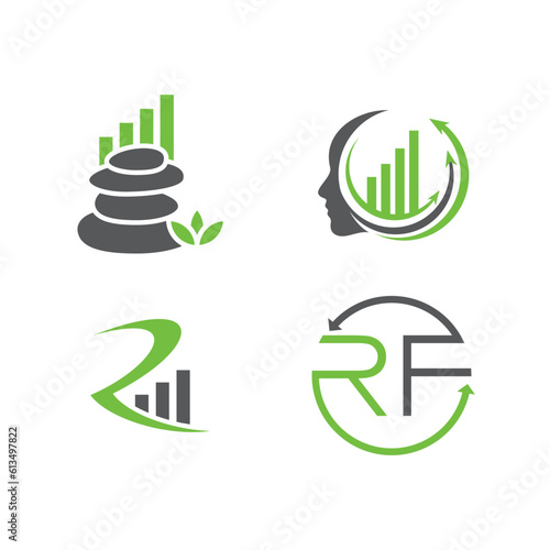 finance logo set 