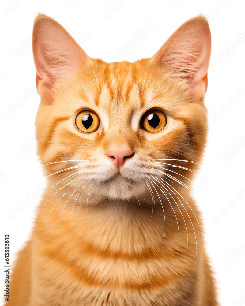 ginger cute cat isolated ginger cute cat isolated