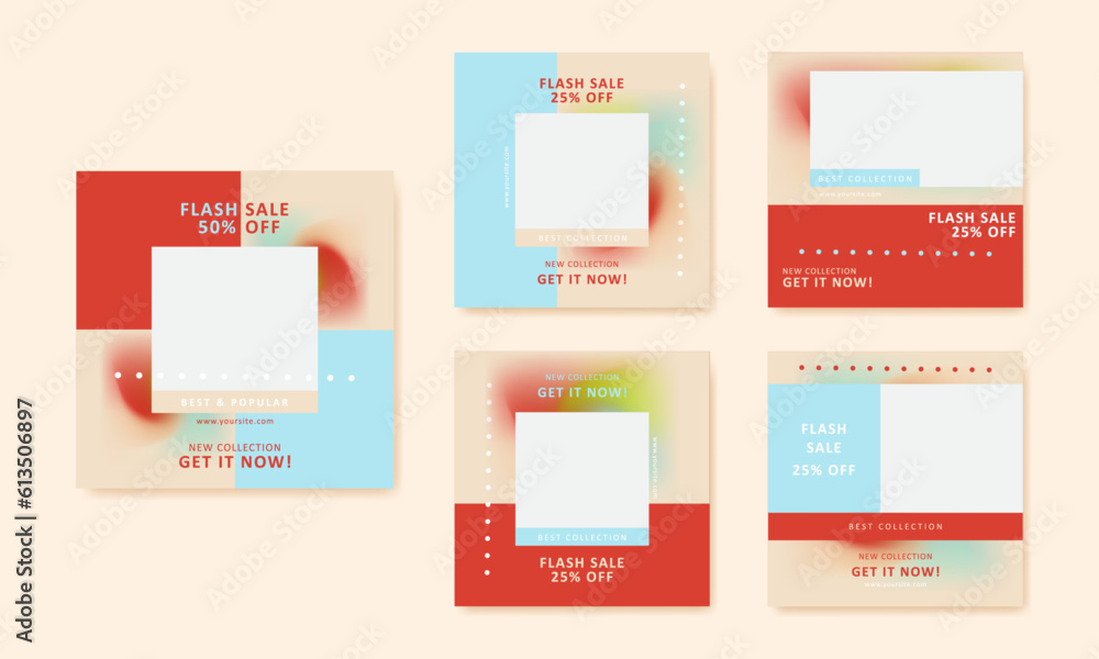 social media template. editable minimal square banner template social media template. editable minimal square banner template