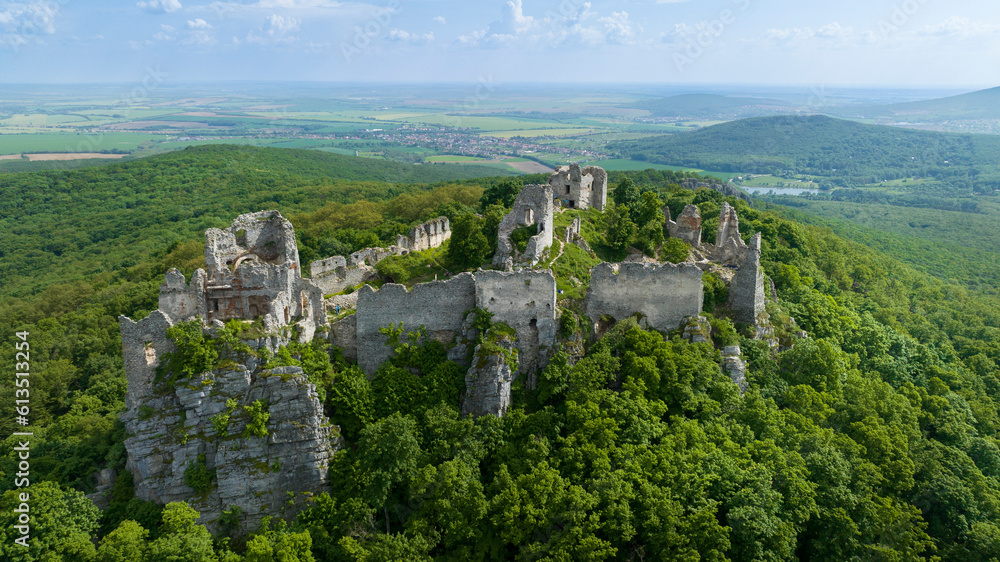 Obraz premium the ruins of the Gymes castle