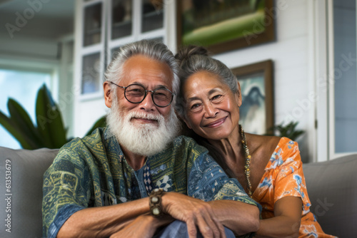 Couple posing for a romantic picture.