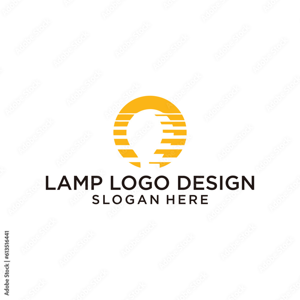 lamp logo design