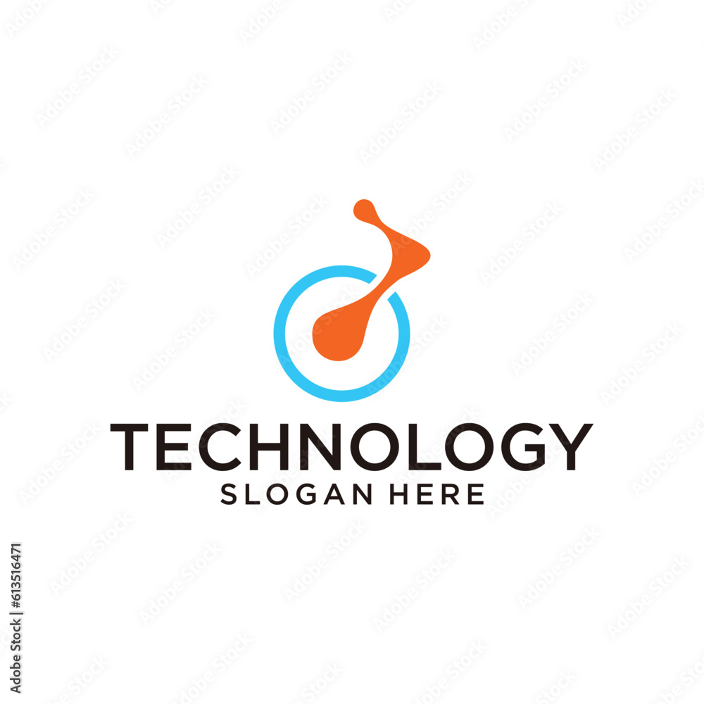 technology logo design technology logo design