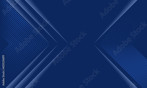 Dark blue background. Modern lines curves abstract presentation background. Fancy paper cut background. Abstract decoration