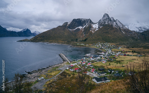 Mefjordvær is fishing village in Senja , Norway photo