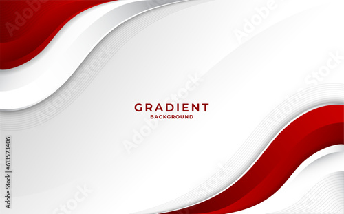 red and white indonesia background concept illustration vector
