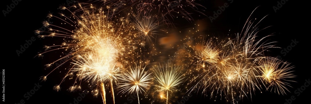 Naklejka premium Fireworks