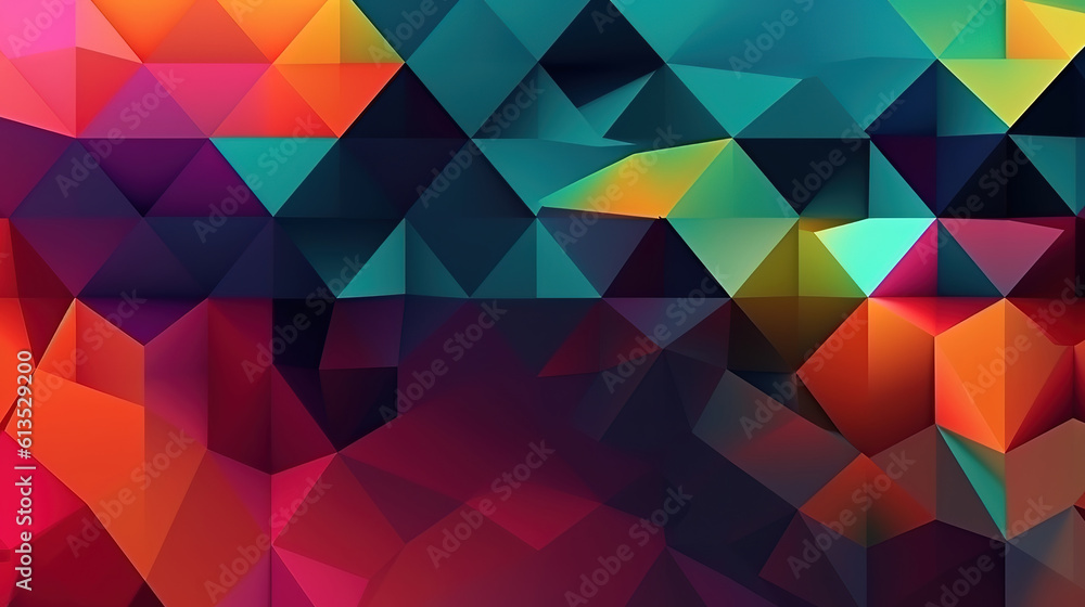 abstract background for design geometric shapes. Generative Ai abstract background for design geometric shapes. Generative Ai
