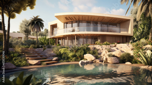 Wallpaper Mural Sustainable design coastal house that showcase a harmonious relationship between architecture and the nature Torontodigital.ca