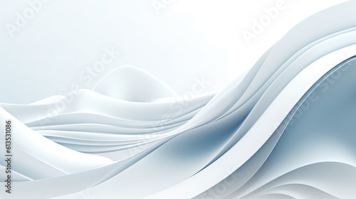 Background image smooth and easy waves white