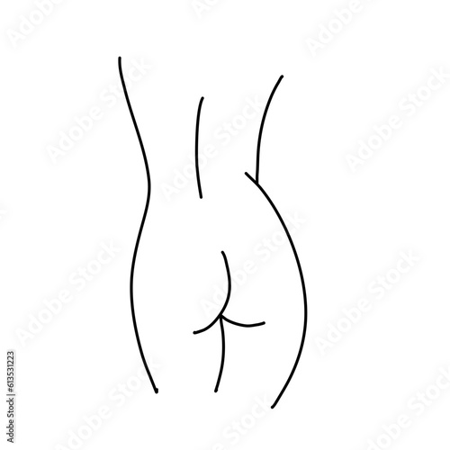 female figure in an erotic pose