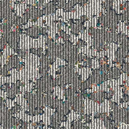 Colored Flecks Textured Camouflage Pattern