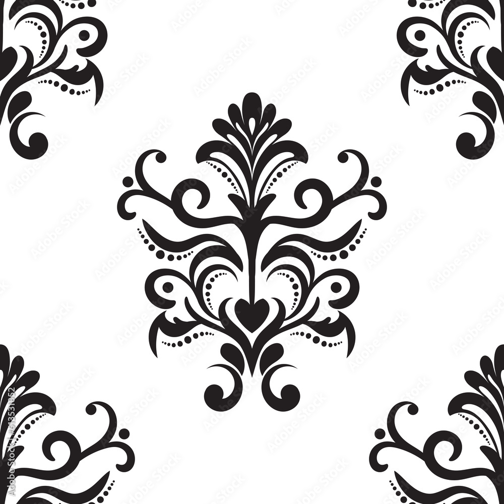 Damask vector pattern. Luxury wallpaper texture ornament decor. Baroque Textile, fabric, tiles. Isolated on Transparent background. Damask vector pattern. Luxury wallpaper texture ornament decor. Baroque Textile, fabric, tiles. Isolated on Transparent background.