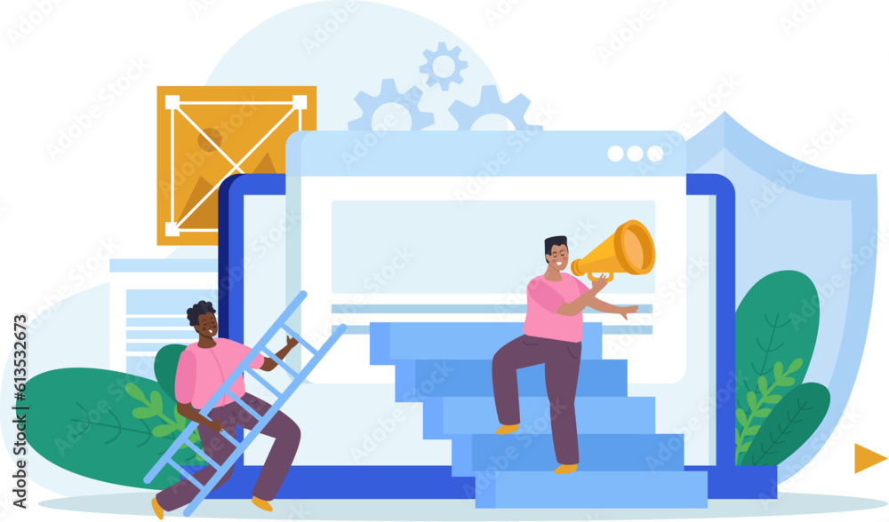 Ladder Man Promotion Composition Ladder Man Promotion Composition