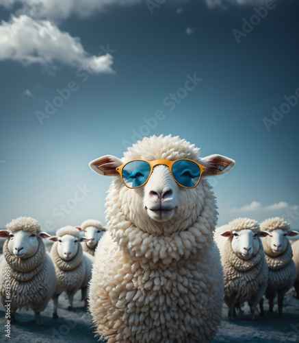 Sheep background for Eid aldha mubarak posteres 