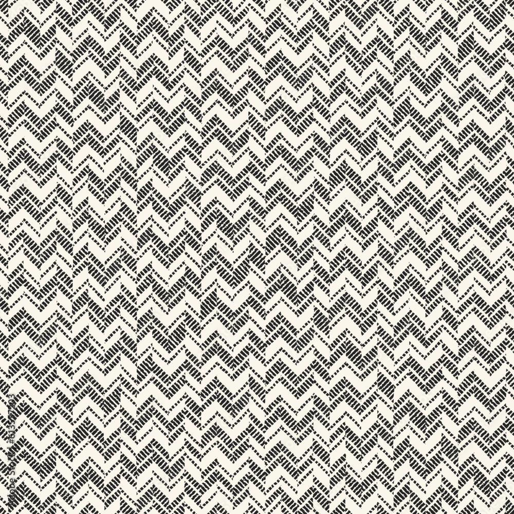 Monochrome Dashed Textured Herringbone Pattern Monochrome Dashed Textured Herringbone Pattern
