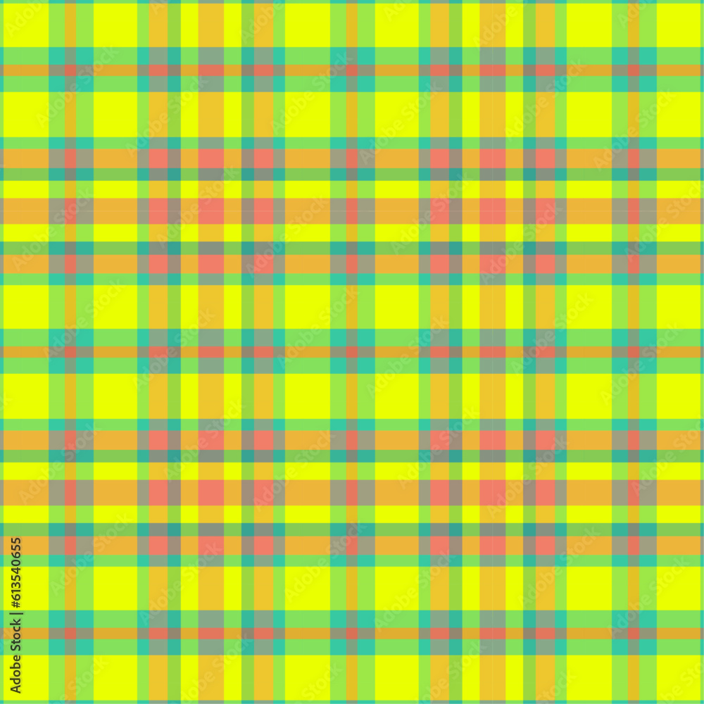 Bright bold summer plaid seamless vector pattern Bright bold summer plaid seamless vector pattern