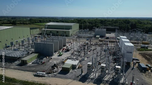 Dogger Bank Wind Farm electricity converter station, Beverley. East Yorkshire photo