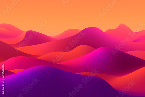 Gold magenta platinum gradient landscape